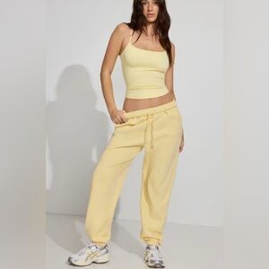 Garage Light Yellow Joggers